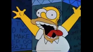Homer qui fait des bruits bizarres