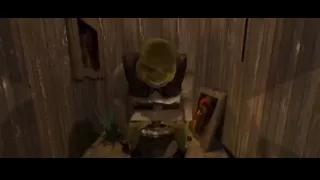 Shrek qui fait un gros caca